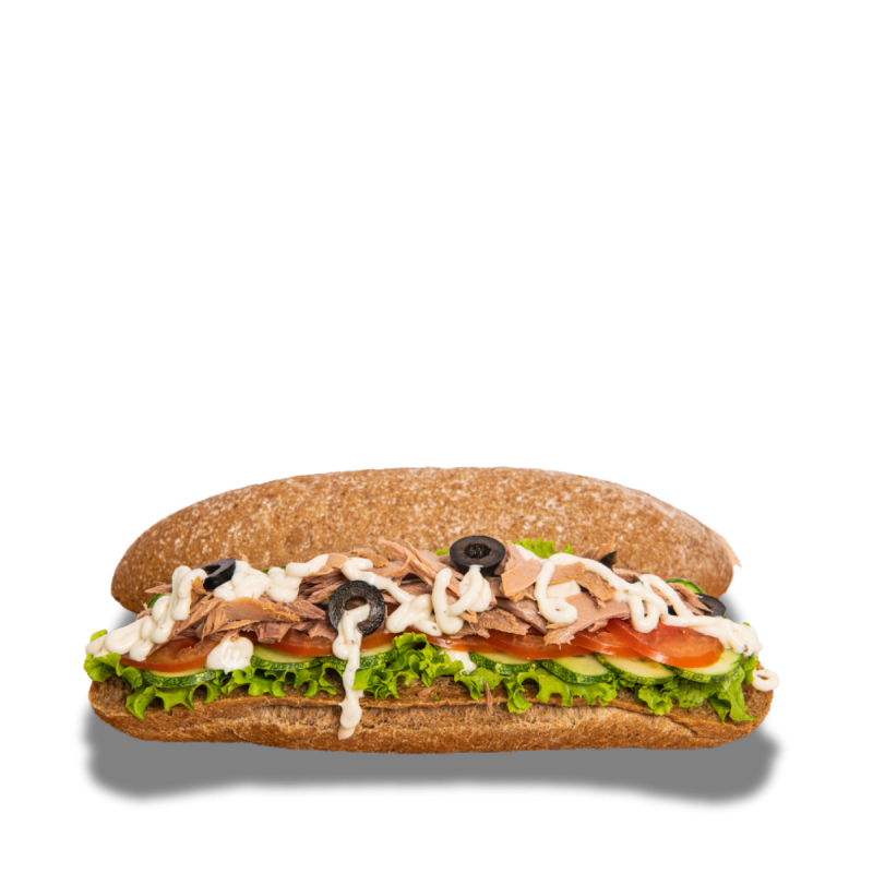 Bánh mì cá ngừ vỏ nâu men tự nhiên